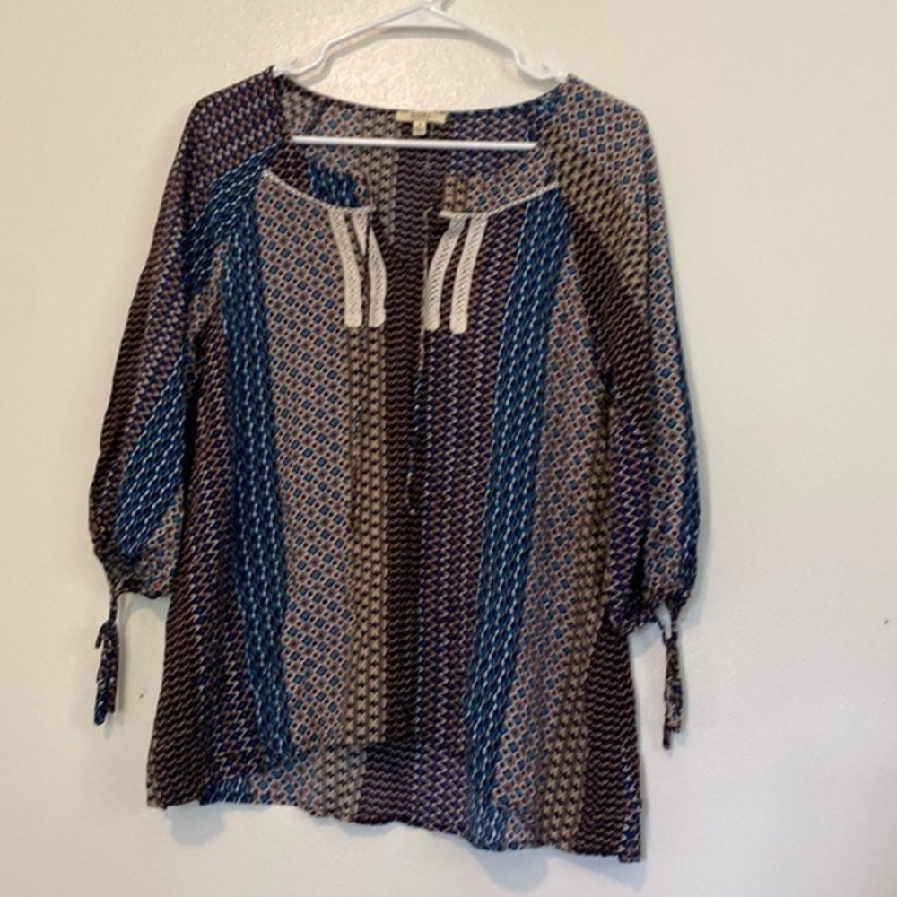 KORI America boho gypsy dreams 100% Rayon small shirt